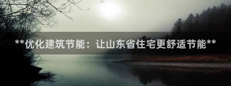 e尊国际地址：**优化建筑节能：让山东省住宅更舒适节能**