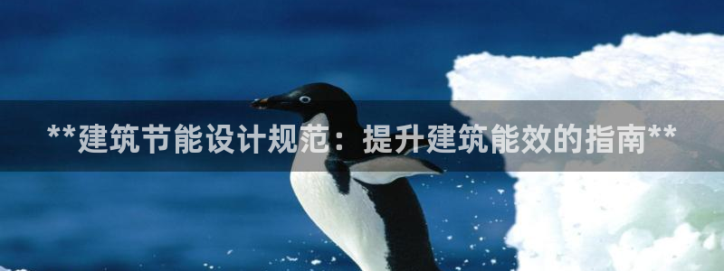 e尊官网：**建筑节能设计规范：提升建筑能效的指南**