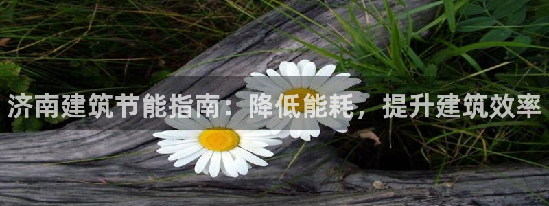 e尊平台：济南建筑节能指南：降低能耗，提升建筑效率