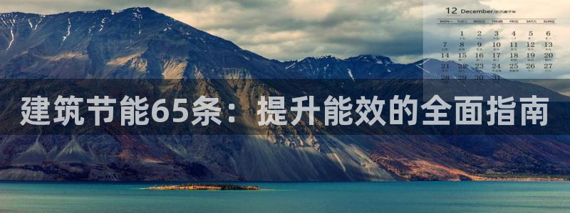 e尊国际是干什么的：建筑节能65条：提升能效的全面指南