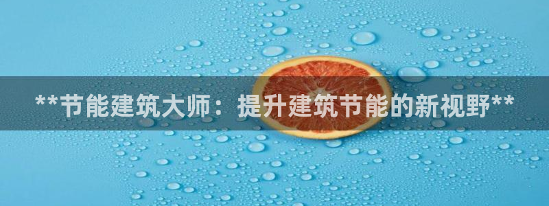 e尊国际官网·网址：**节能建筑大师：提升建筑节能的新视野**