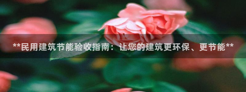 e尊国际客服：**民用建筑节能验收指南：让您的建筑更环保、更节能**