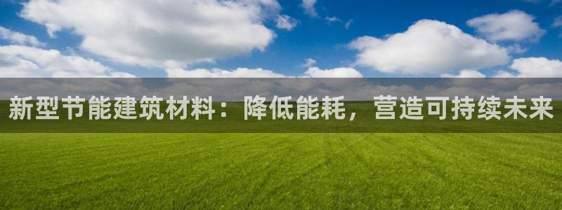 谁知道e尊国际的网址：新型节能建筑材料：降低能耗，营造可持续未来