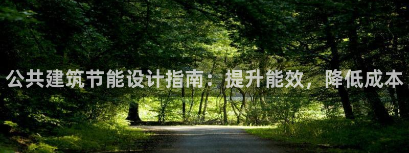 e尊体育：公共建筑节能设计指南：提升能效，降低成本