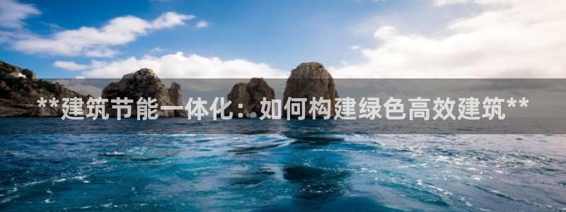 e尊国际官网：**建筑节能一体化：如何构建绿色高效建筑**