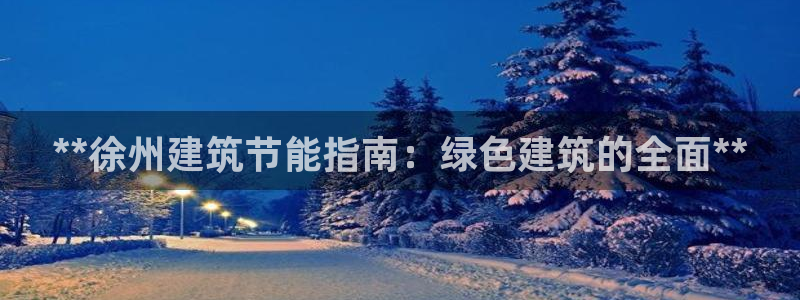 E尊国际：**徐州建筑节能指南：绿色建筑的全面**