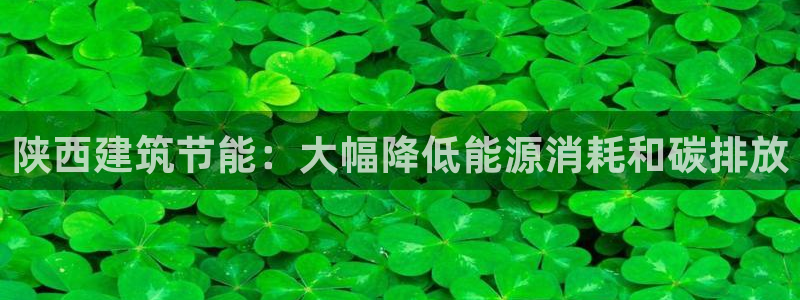 e尊电竞：陕西建筑节能：大幅降低能源消耗和碳排放