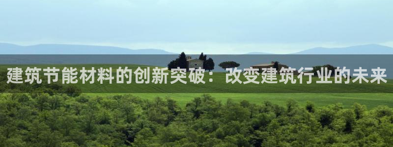 e尊国际官方网站：建筑节能材料的创新突破：改变建筑行业的未来