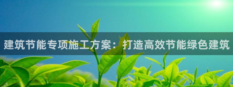 e尊国际-可可计划：建筑节能专项施工方案：打造高效节能绿色建筑