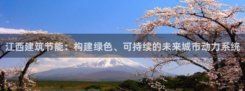 e尊国际网址：江西建筑节能：构建绿色、可持续的未来城市动力系统